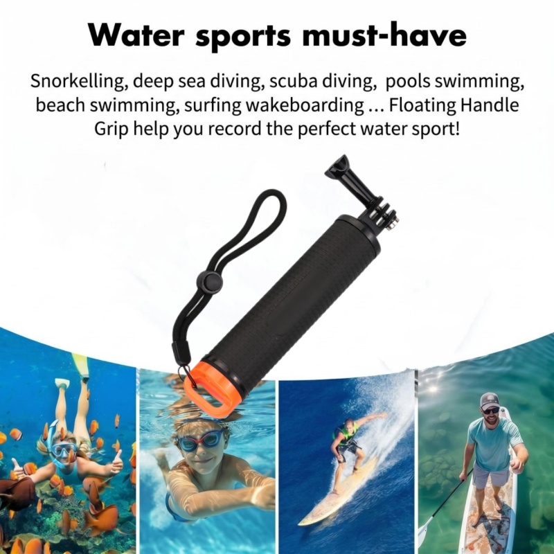 Floating Hand Grip Handle for  - Action Camera Floating Handle Grip ulasan dan harga
