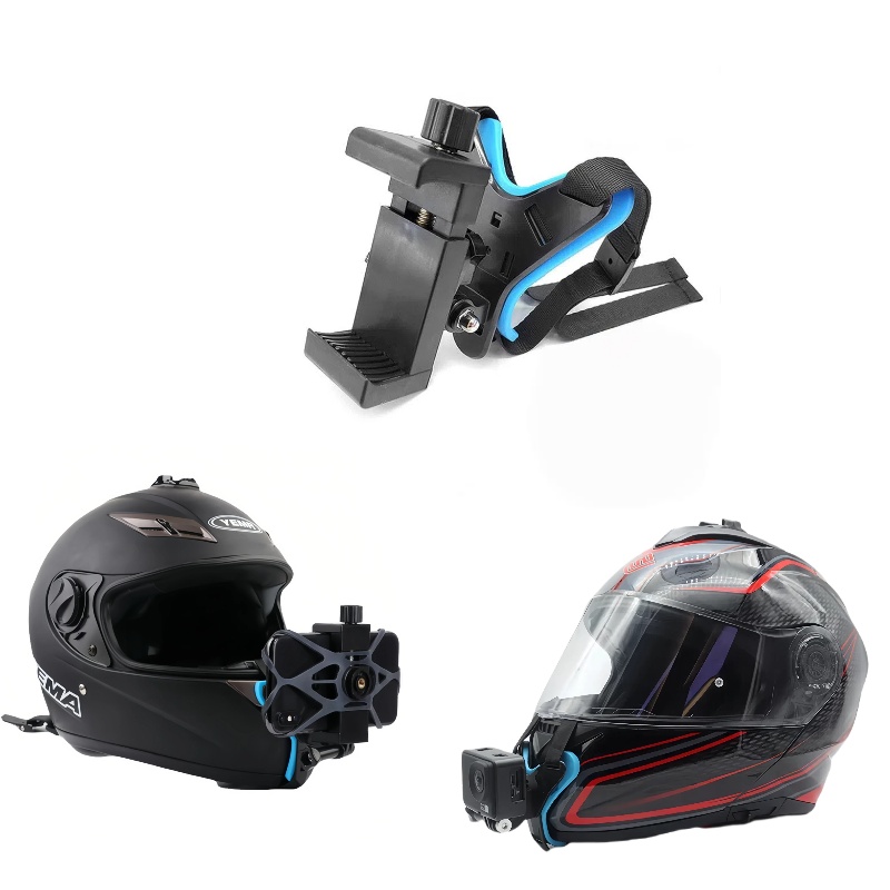 Helmet Strap Mount For Gopro H - Action Camera Motorcycle Helmet Mount ulasan dan harga