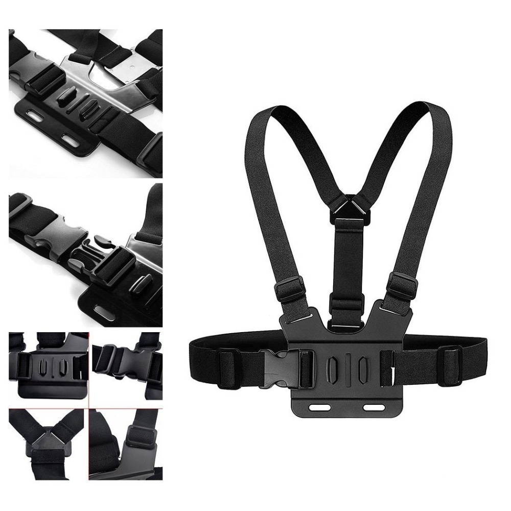 Chest Strap Mount Belt for Gop - Action Camera Chest Strap Harness Mount ulasan dan harga