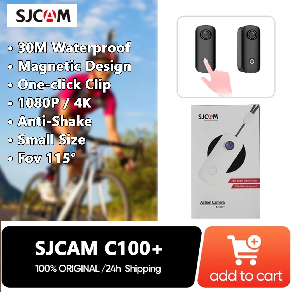 SJCAM C100+ Action Cam 4K Elec - Action Camera Waterproof 30M Without Case ulasan dan harga