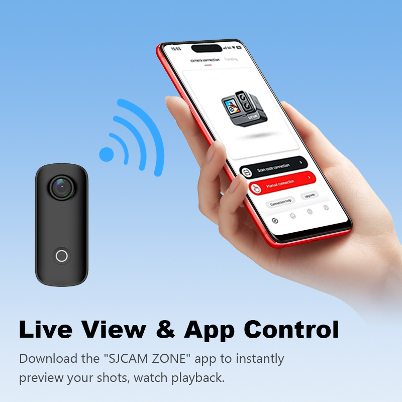 SJCAM C100+ Action Cam 4K Elec - Action Camera Waterproof 30M Without Case ulasan dan harga