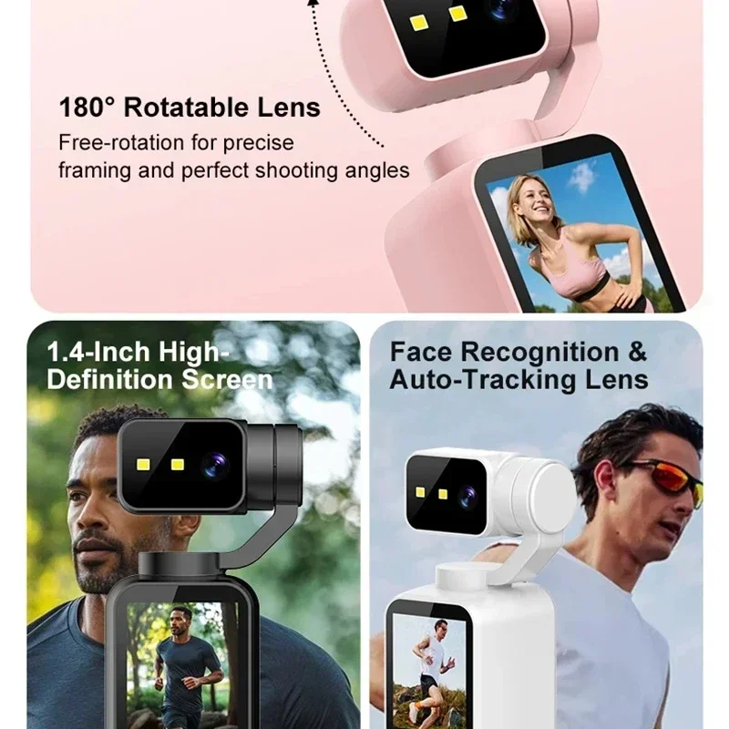 Lenovo 2027 New 8K HD Pocket A - Action Camera Optical Image Stabilization ulasan dan harga