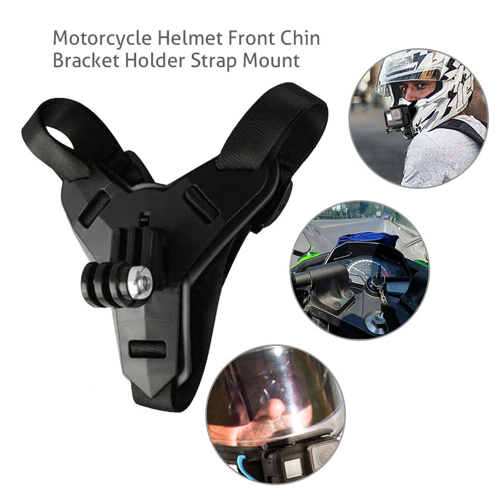 Motorcycle Helmet Chin Strap M - Action Camera Motorcycle Helmet Mount ulasan dan harga