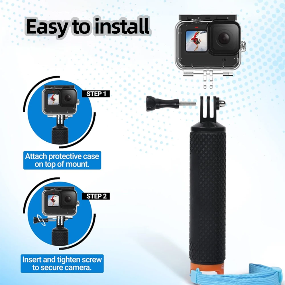 Floating Hand Grip Waterproof  - Action Camera Floating Handle Grip ulasan dan harga