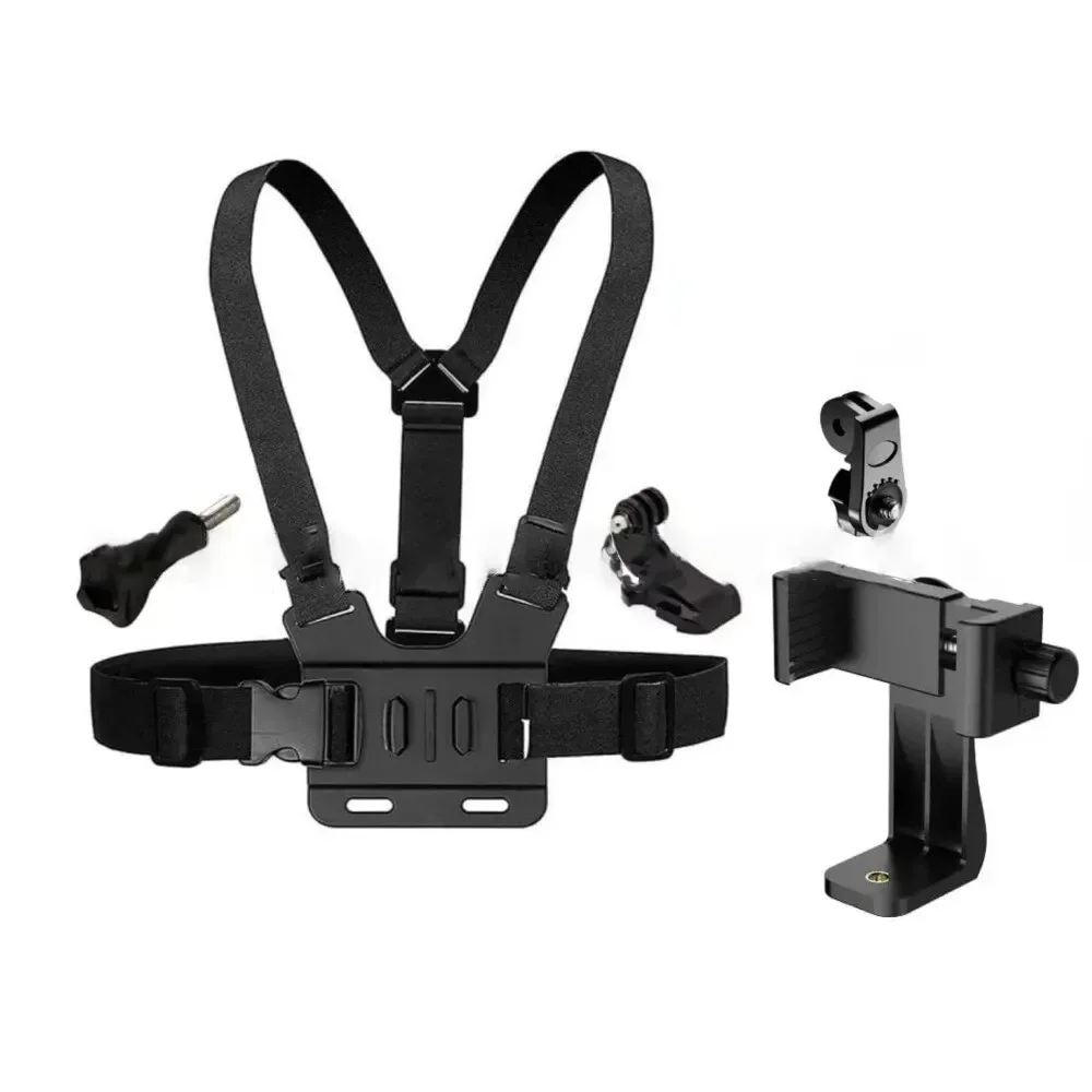 Chest Harness Mount Adjustable - Action Camera Chest Strap Harness Mount ulasan dan harga