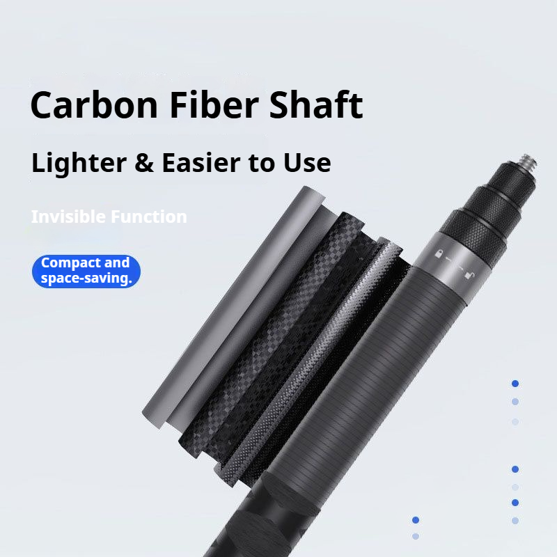 Invisible Carbon Fiber Selfie  - Action Camera Selfie Stick Invisible ulasan dan harga