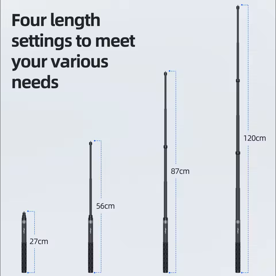 Invisible Carbon Fiber Selfie  - Action Camera Selfie Stick Invisible ulasan dan harga