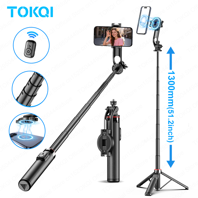 TOKQI C20 Magnetic Selfie Stic - Action Camera Selfie Stick Invisible ulasan dan harga