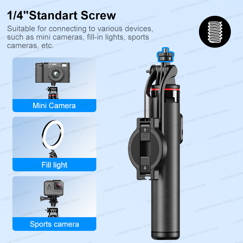 TOKQI C20 Magnetic Selfie Stic - Action Camera Selfie Stick Invisible ulasan dan harga