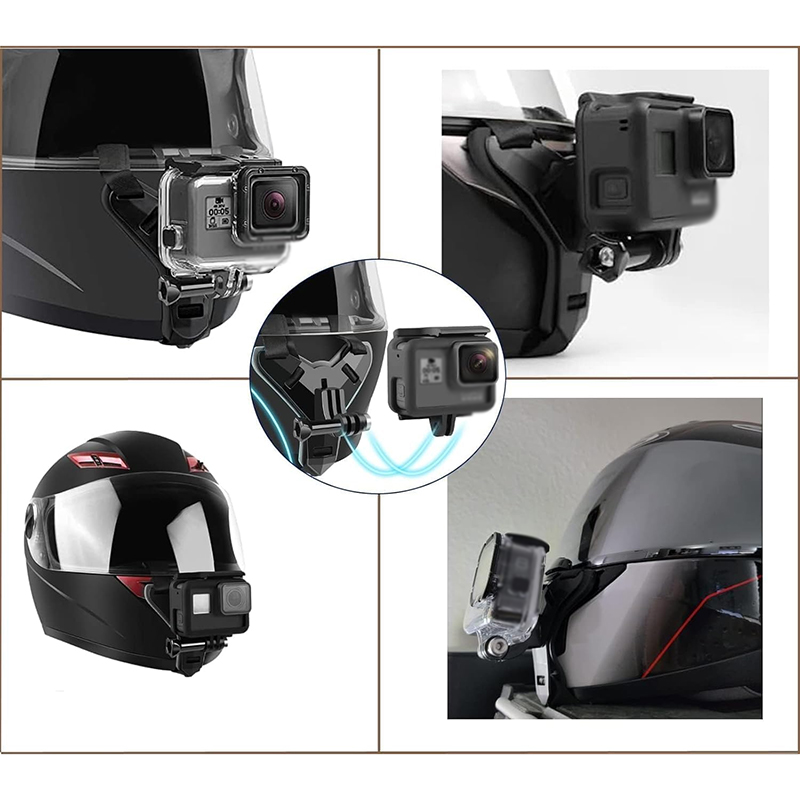 Motorcycle Helmet Phone & Acti - Action Camera Motorcycle Helmet Mount ulasan dan harga