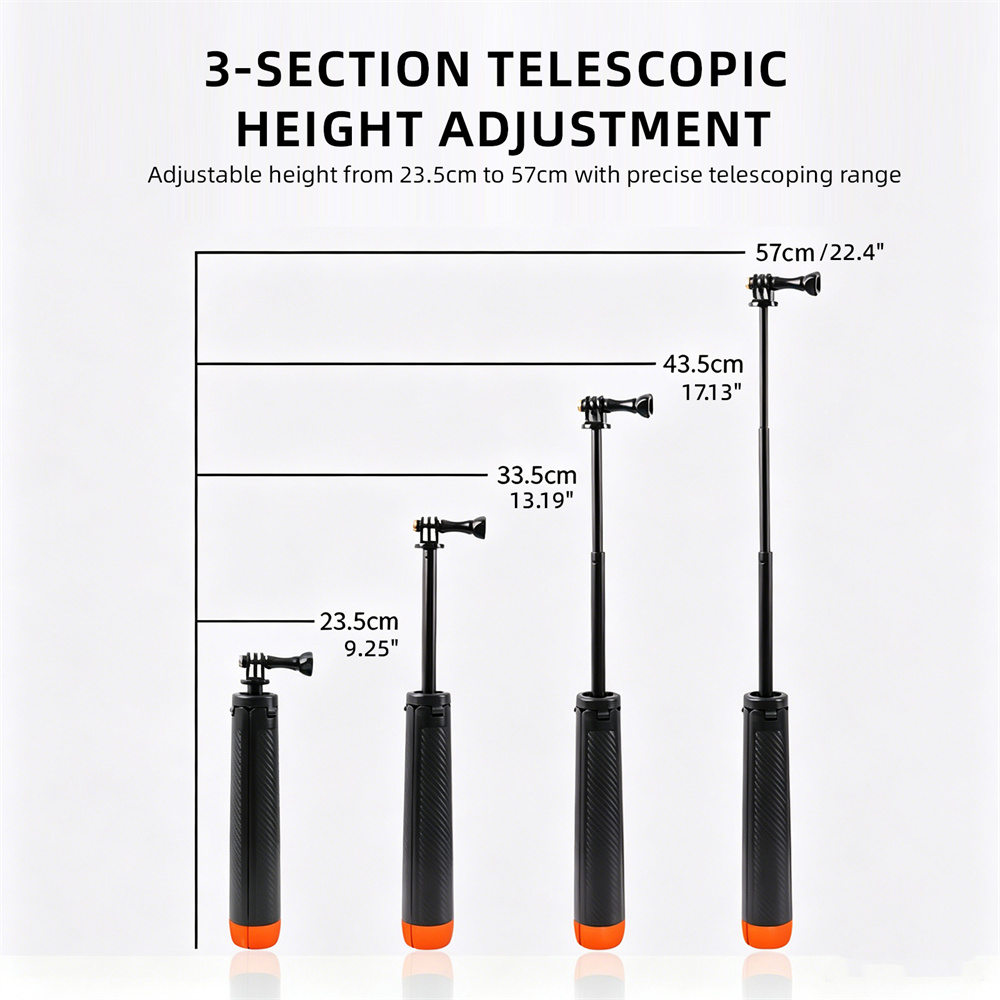 Floating Tripod Camera Hand Gr - Action Camera Floating Handle Grip ulasan dan harga