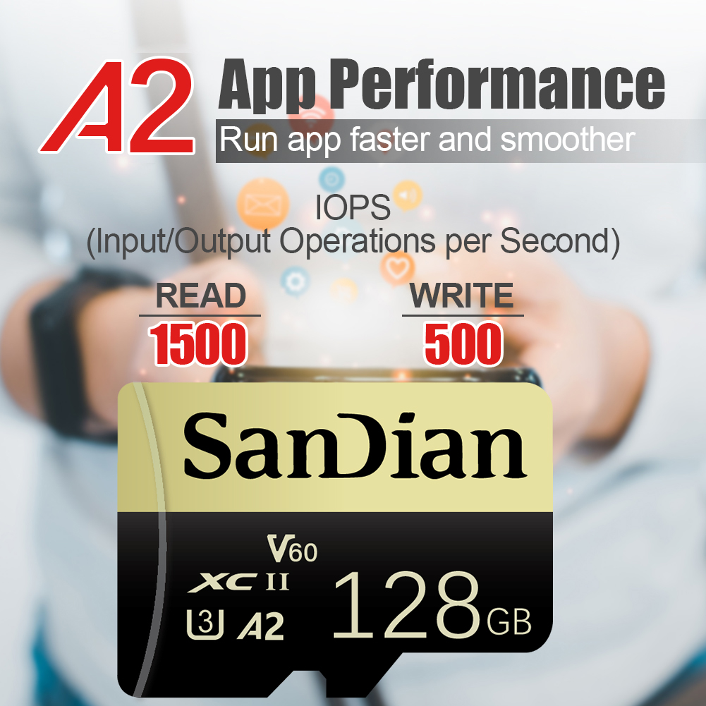 SD Card 64GB 128GB 512GB Memor - Action Camera Micro Sd Card 128Gb V30 ulasan dan harga