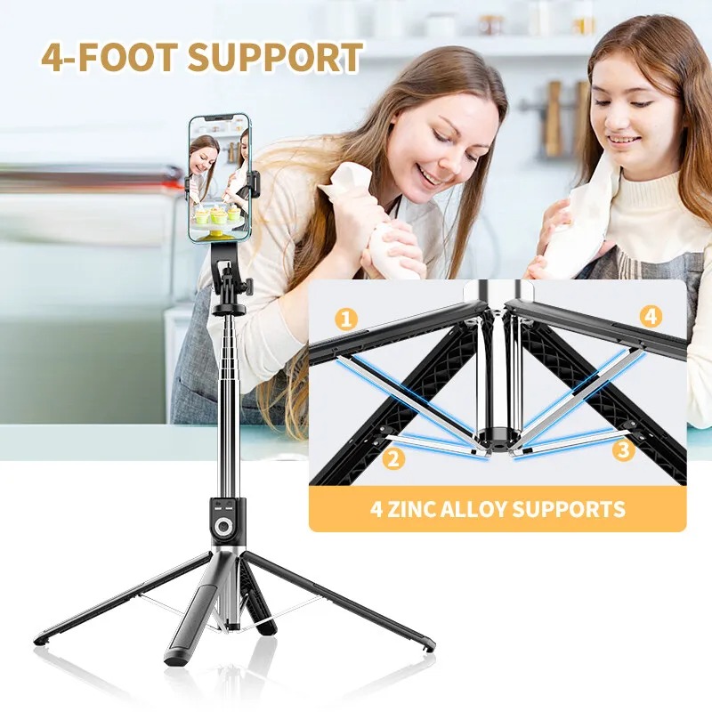 Selfie Stick P220 Wireless Sel - Action Camera Selfie Stick Invisible ulasan dan harga