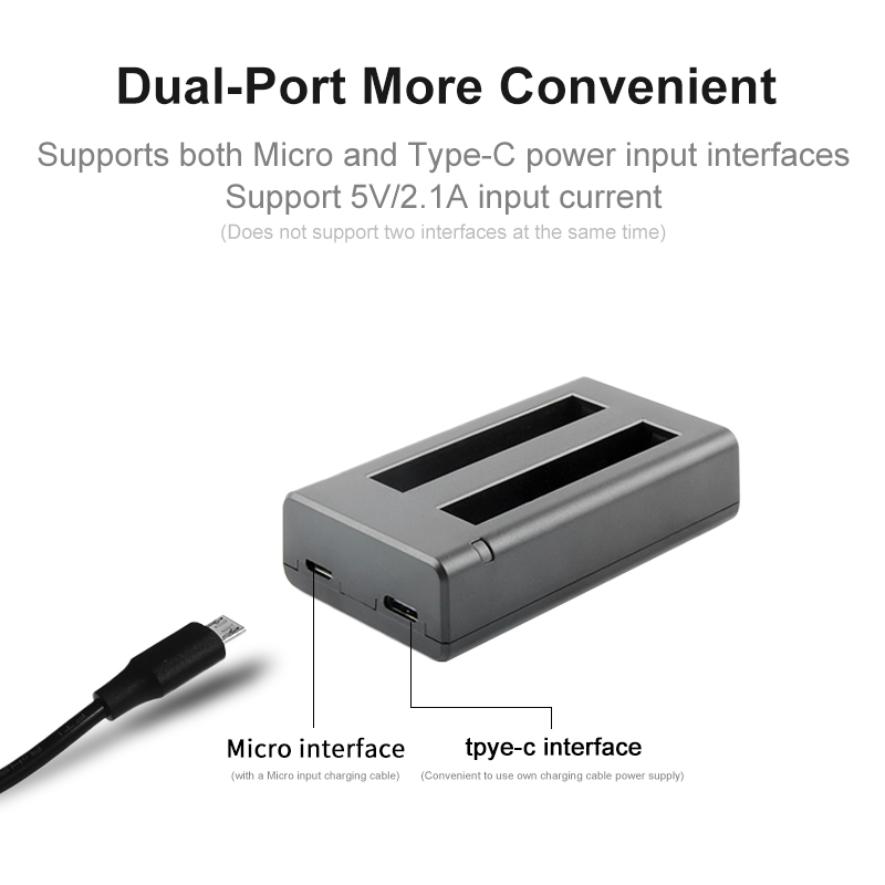IS360X3B Battery Pack For Inst - Action Camera Battery Charger Dual Pack ulasan dan harga