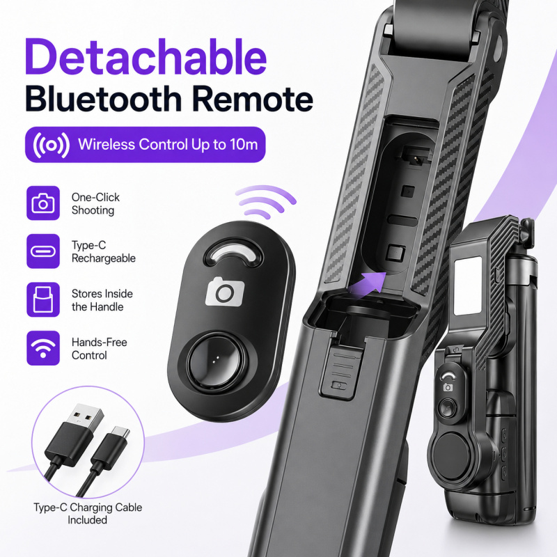 Single-Axis Phone Gimbal Stabi - Action Camera Selfie Stick Invisible ulasan dan harga