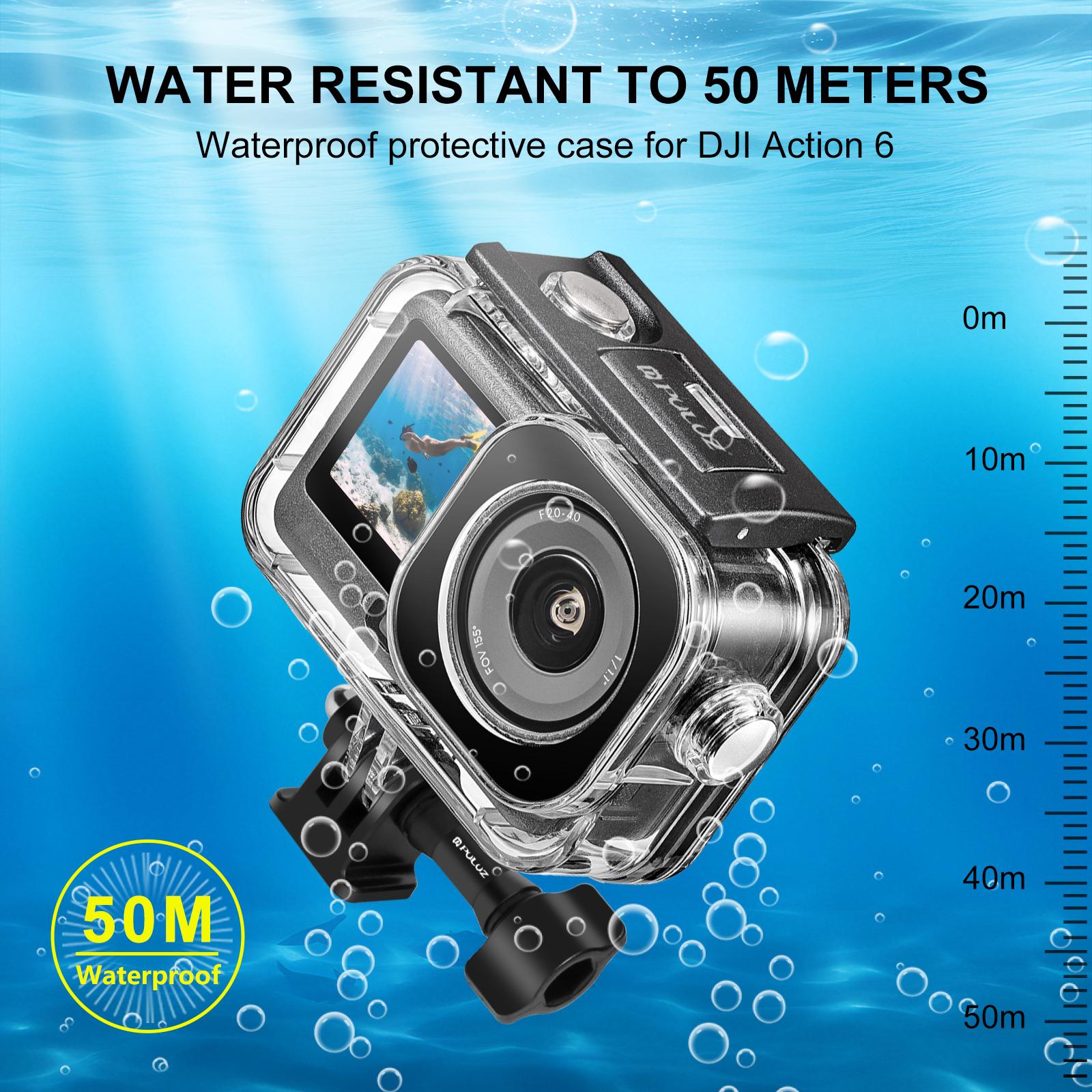 PULUZ 60m Underwater Diving Ca - Action Camera Diving Case Underwater 60M ulasan dan harga