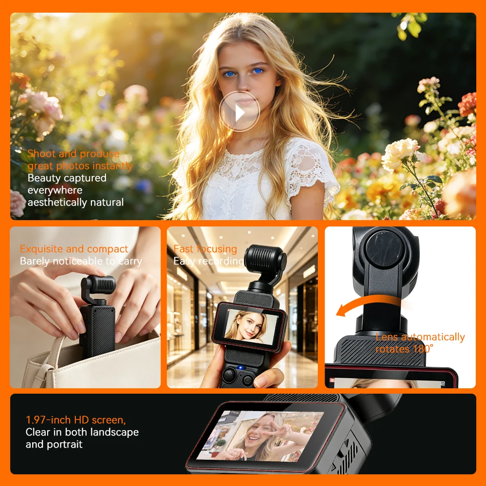 1080P Wifi Camera Digital 90°  - Action Camera Optical Image Stabilization ulasan dan harga