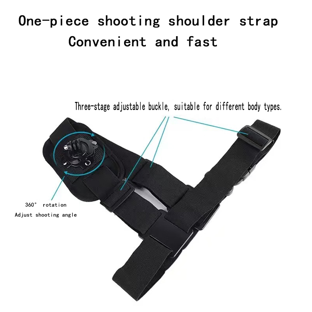 Action Camera Shoulder Strap 3 - Action Camera Chest Strap Harness Mount ulasan dan harga