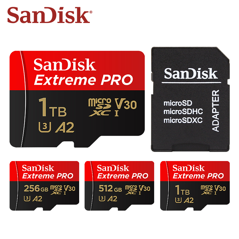 Original SanDisk Extreme PRO T - Action Camera Micro Sd Card 128Gb V30 ulasan dan harga