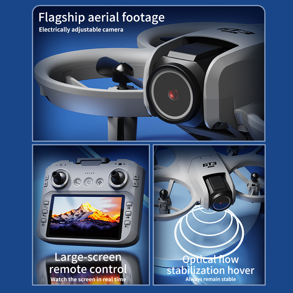 Mini Drone 2026 NEW GT3 Drone  - Action Camera Optical Image Stabilization ulasan dan harga