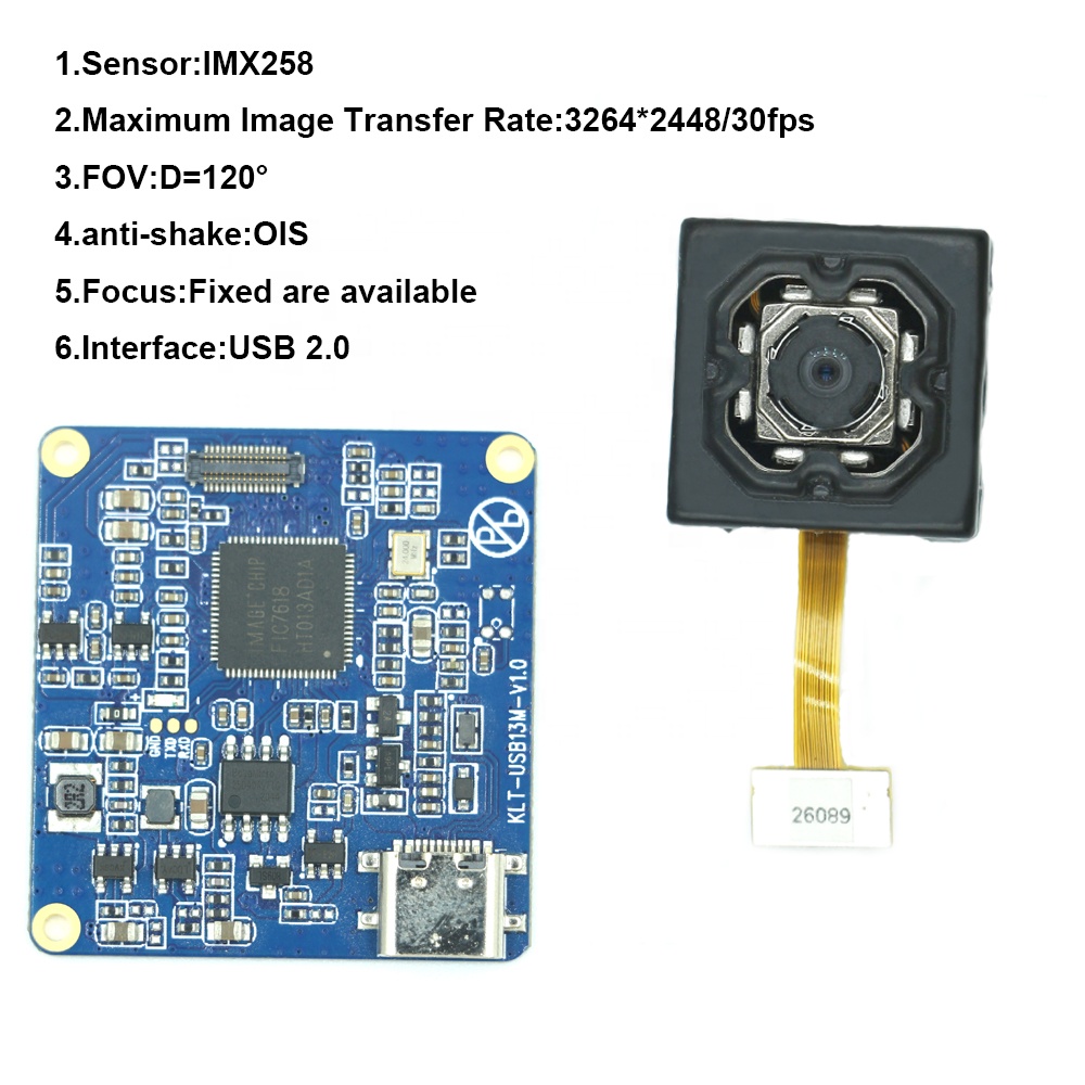 HZ OEM IMX258 Ois USB-C 4k Cam - Action Camera Optical Image Stabilization ulasan dan harga