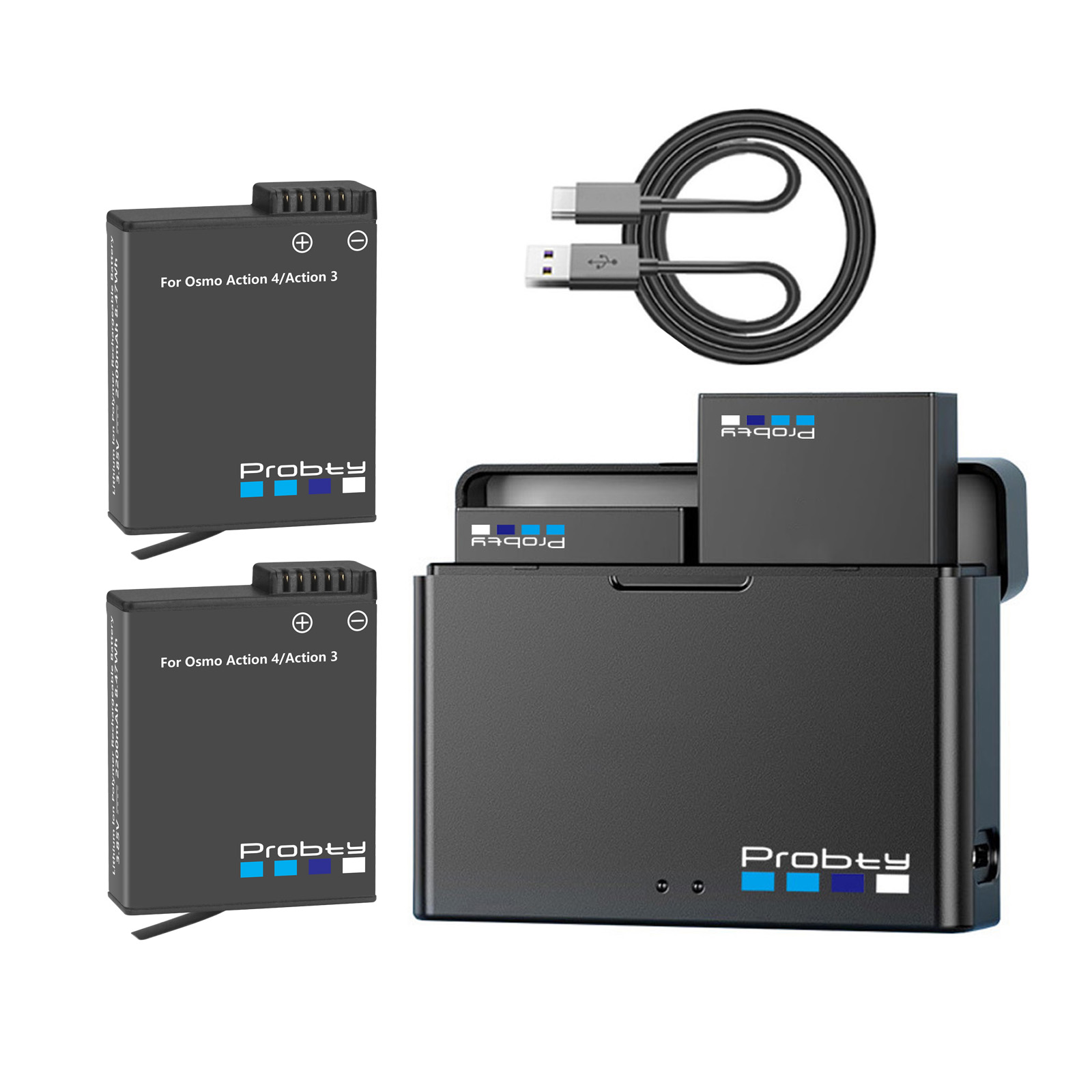 For DJI Osmo Action 3 Action 4 - Action Camera Battery Charger Dual Pack ulasan dan harga