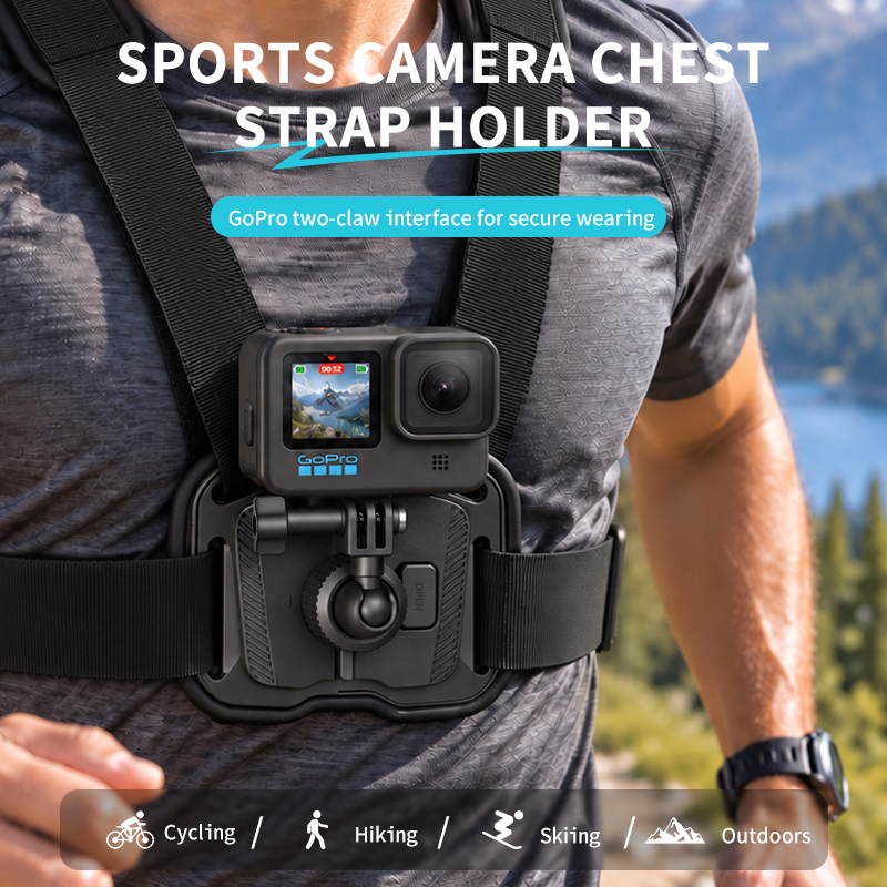 Sports Camera Chest Strap Hold - Action Camera Chest Strap Harness Mount ulasan dan harga