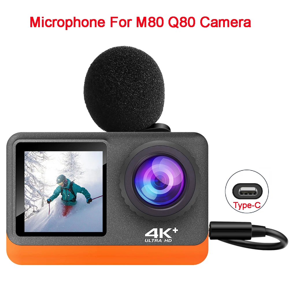 High Fidelity External Microph - Action Camera External Microphone Usb ulasan dan harga