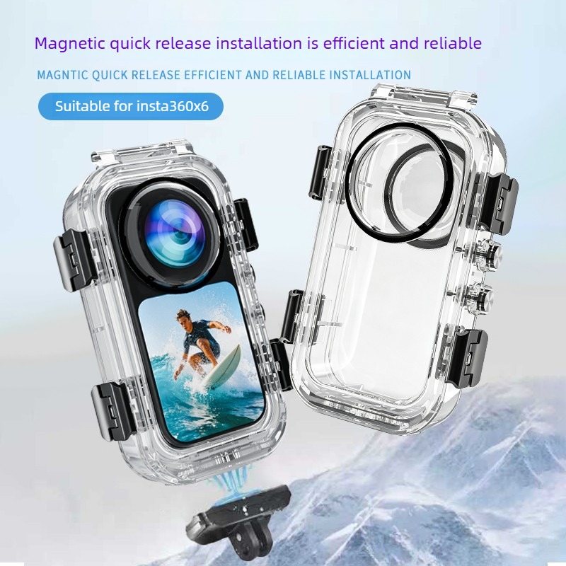 For Insta360 X6 Waterproof Inv - Action Camera Diving Case Underwater 60M ulasan dan harga