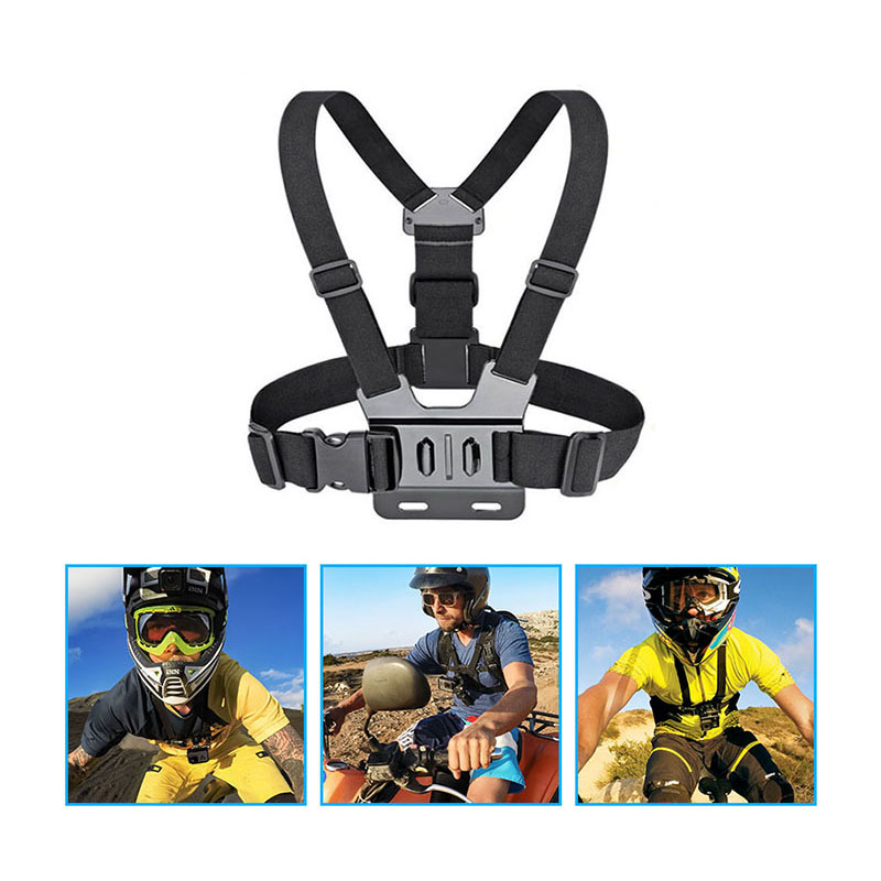 Chest mount for phone and for  - Action Camera Chest Strap Harness Mount ulasan dan harga