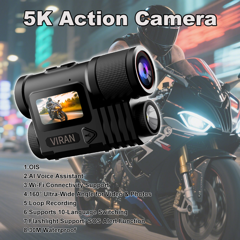 Action Camera 5K 30M Waterproo - Action Camera Optical Image Stabilization ulasan dan harga