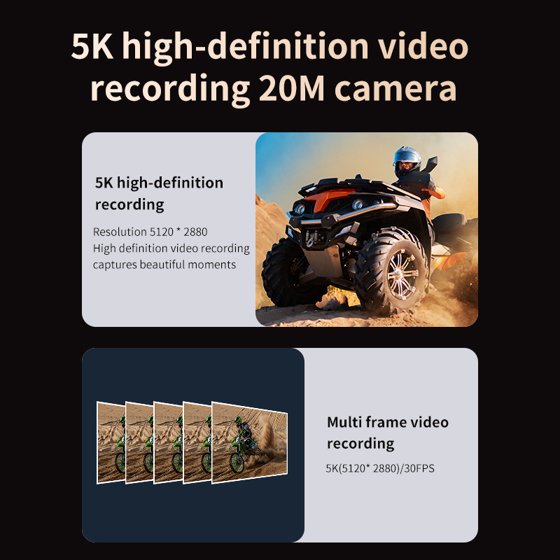 Action Camera 5K 30M Waterproo - Action Camera Optical Image Stabilization ulasan dan harga