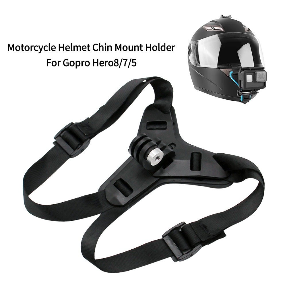 Full Face Helmet Chin Stand Mo - Action Camera Motorcycle Helmet Mount ulasan dan harga