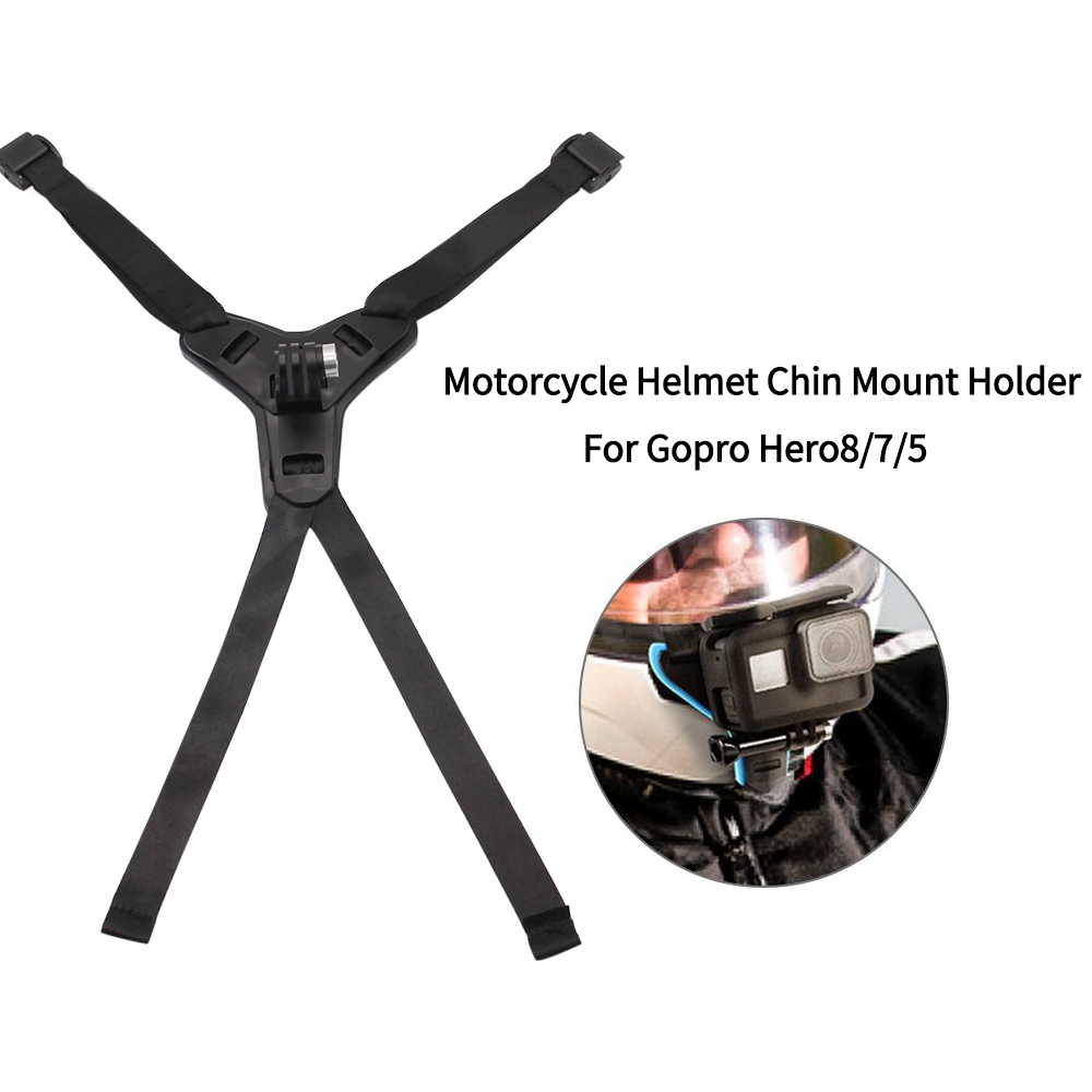 Full Face Helmet Chin Stand Mo - Action Camera Motorcycle Helmet Mount ulasan dan harga