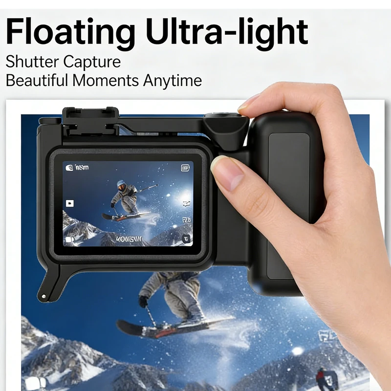 Action 6 Camera Grip Holder Ca - Action Camera Floating Handle Grip ulasan dan harga