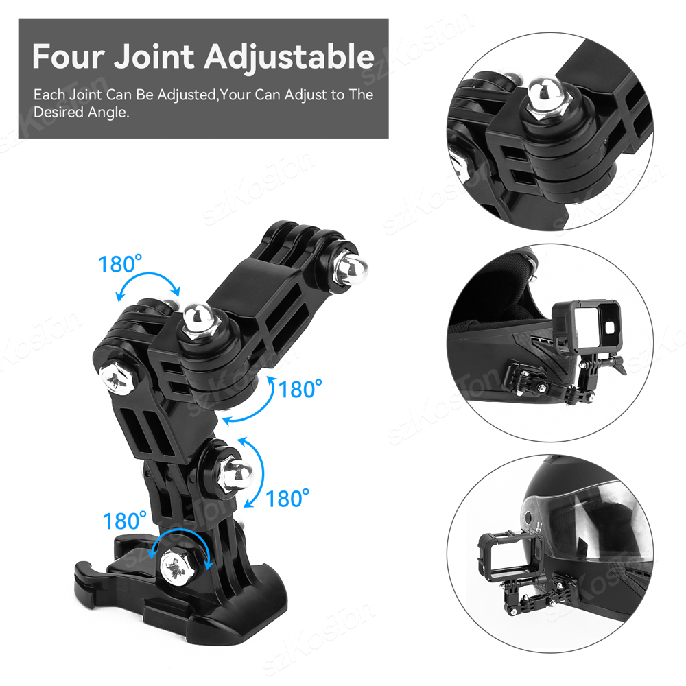 Motorcycle Helmet Chin Mount K - Action Camera Motorcycle Helmet Mount ulasan dan harga