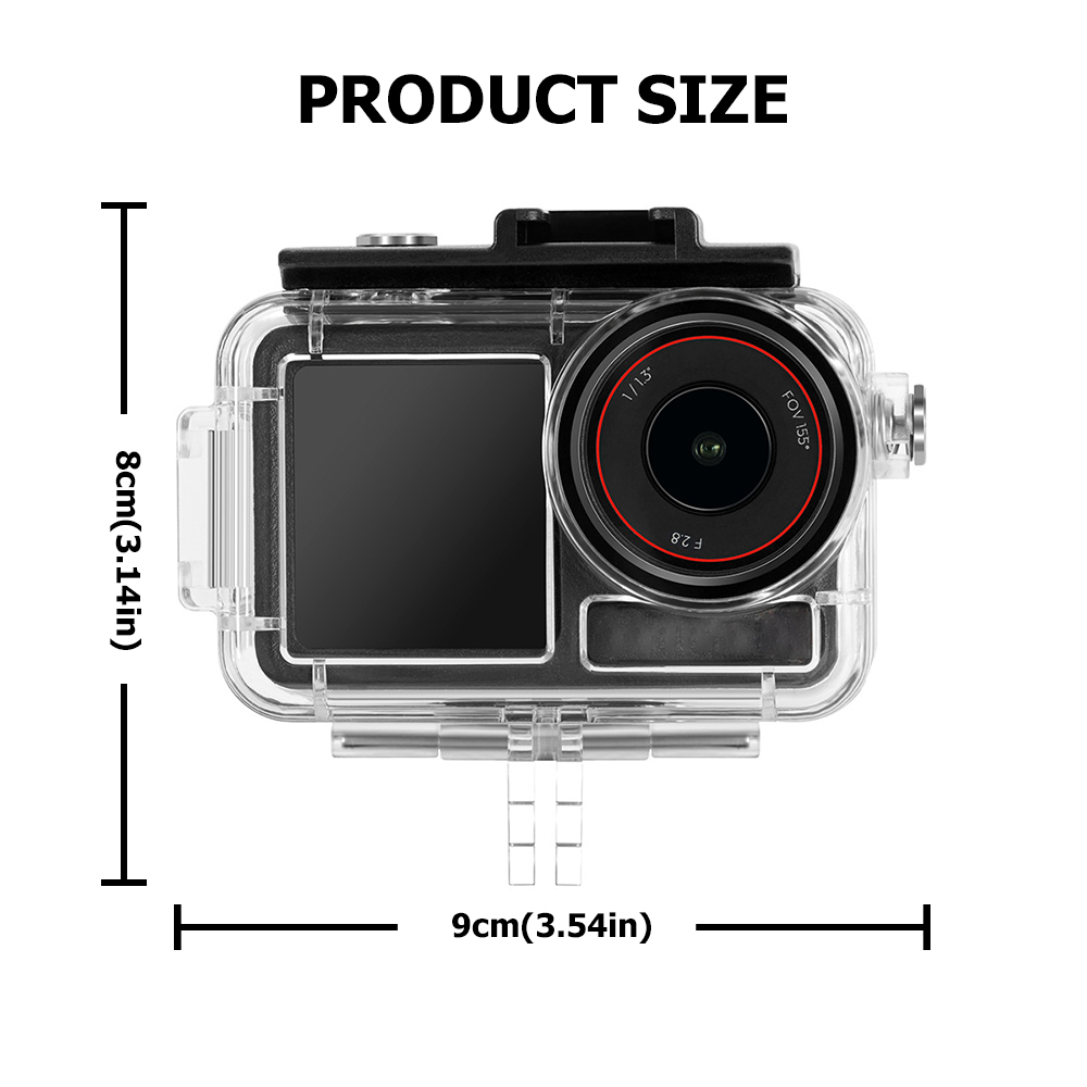 Diving Waterproof Case Underwa - Action Camera Diving Case Underwater 60M ulasan dan harga