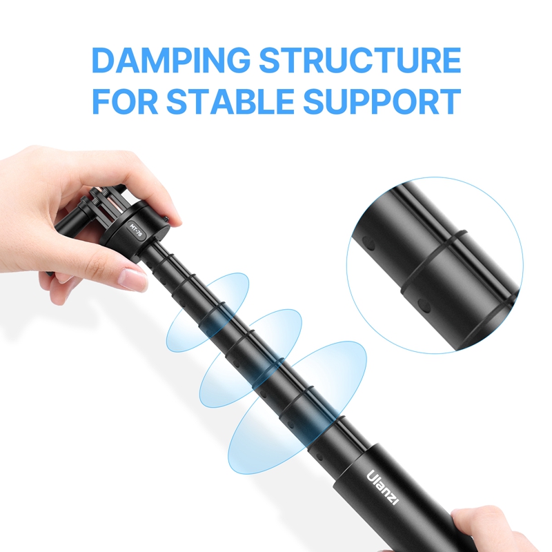 Ulanzi Go-Quick II 59 Inch Sel - Action Camera Selfie Stick Invisible ulasan dan harga