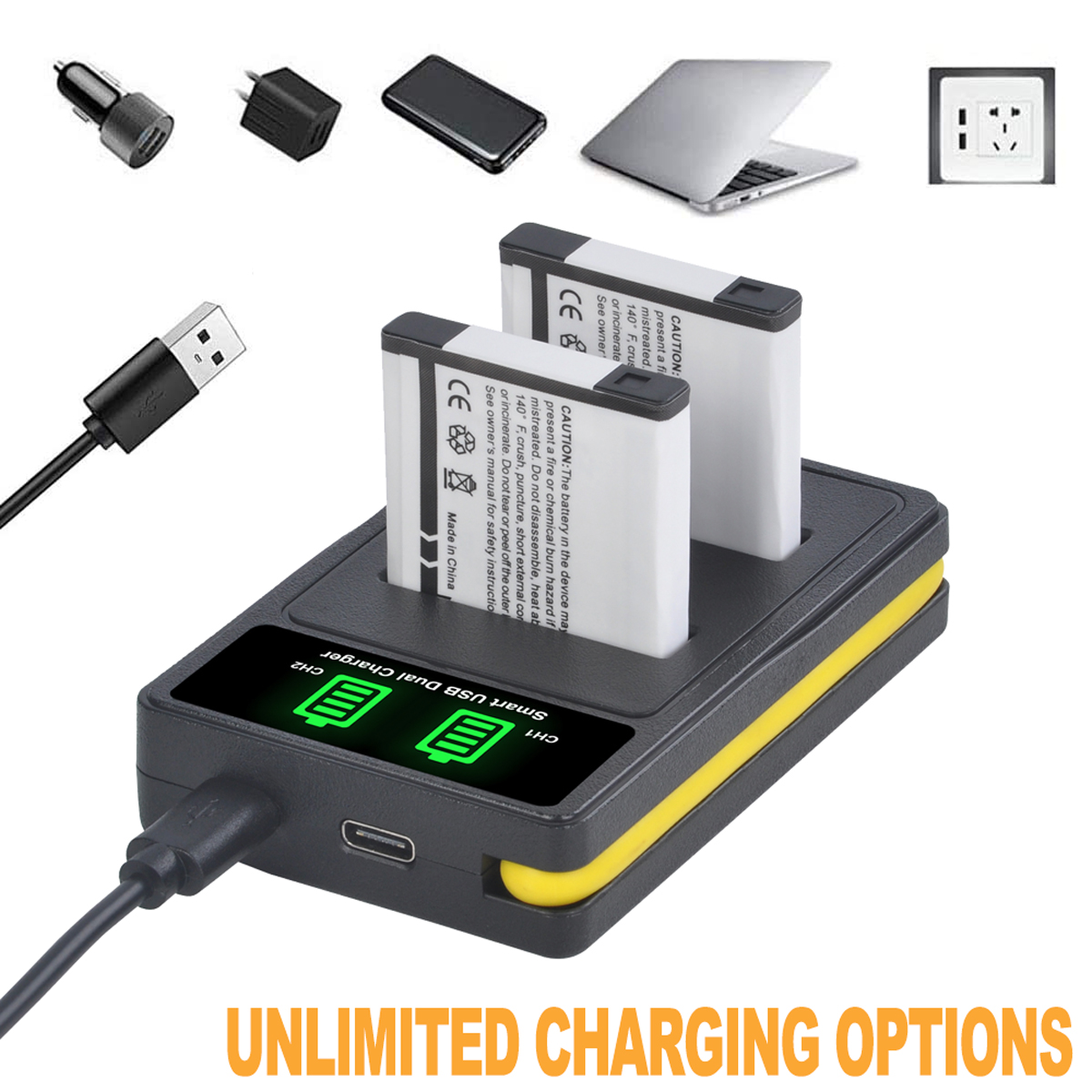 1500mAh NP-50 Battery/LED Dual - Action Camera Battery Charger Dual Pack ulasan dan harga