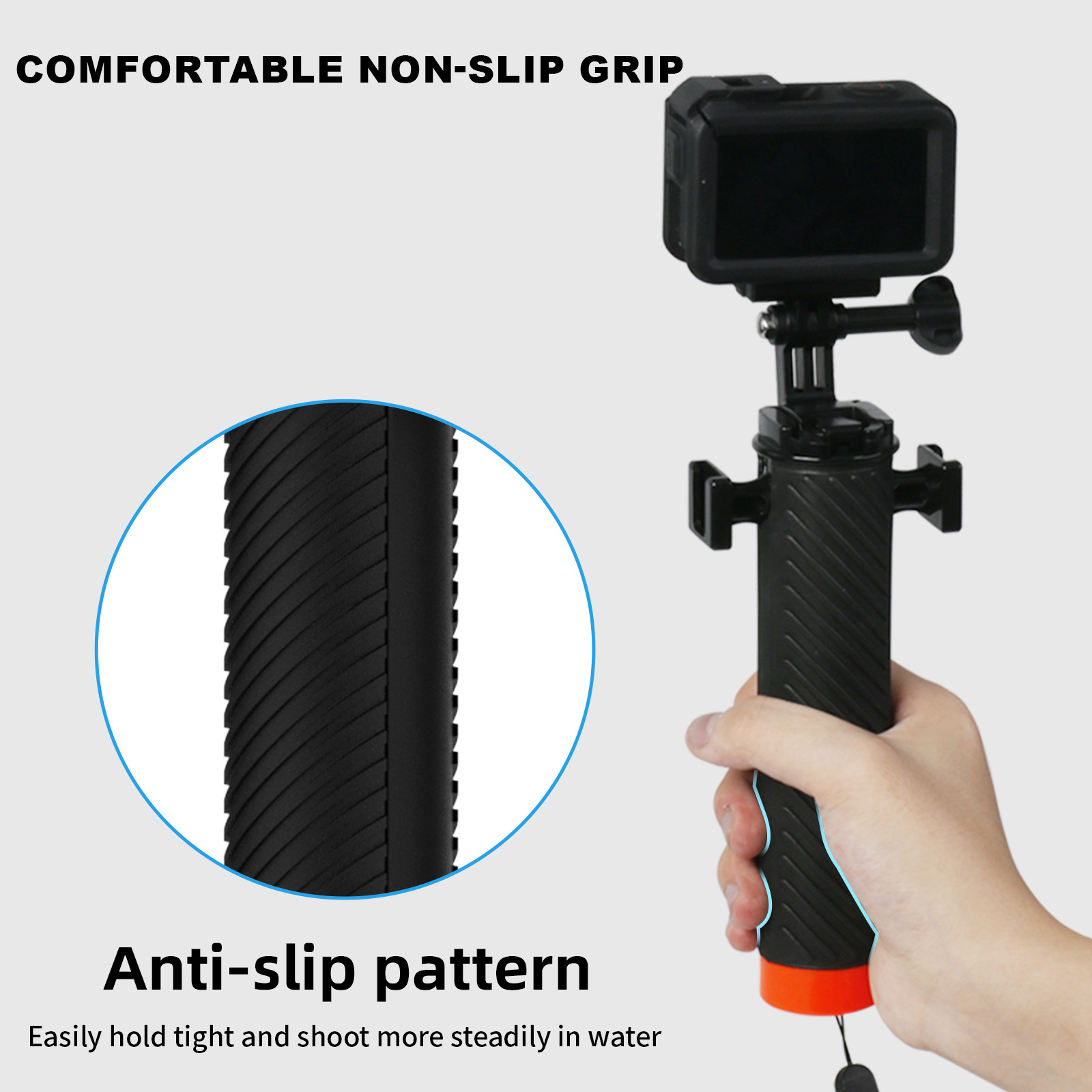 Floating Hand Grip for Insta36 - Action Camera Floating Handle Grip ulasan dan harga
