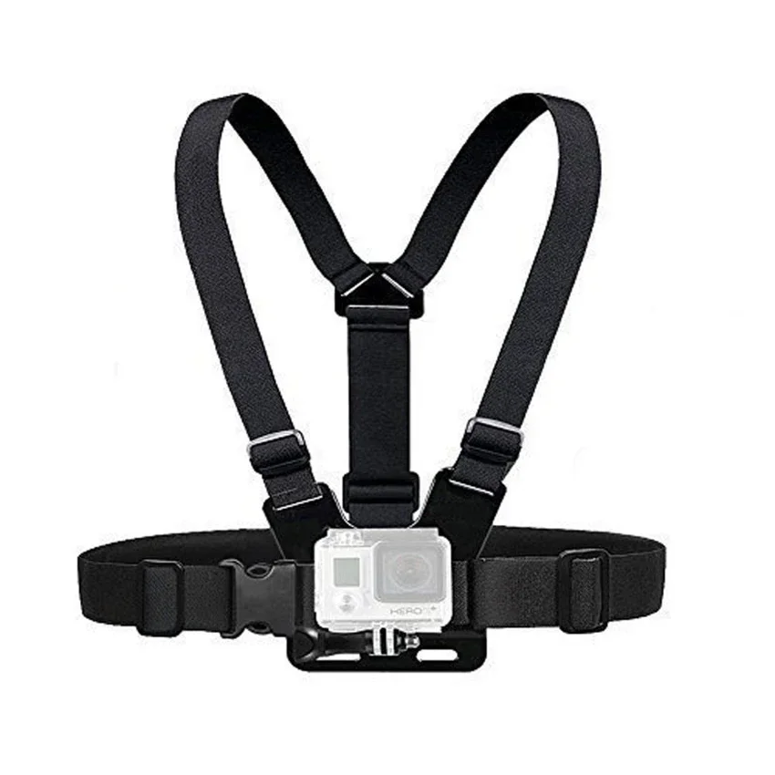 Adjustable Chest Body Strap Mo - Action Camera Chest Strap Harness Mount ulasan dan harga