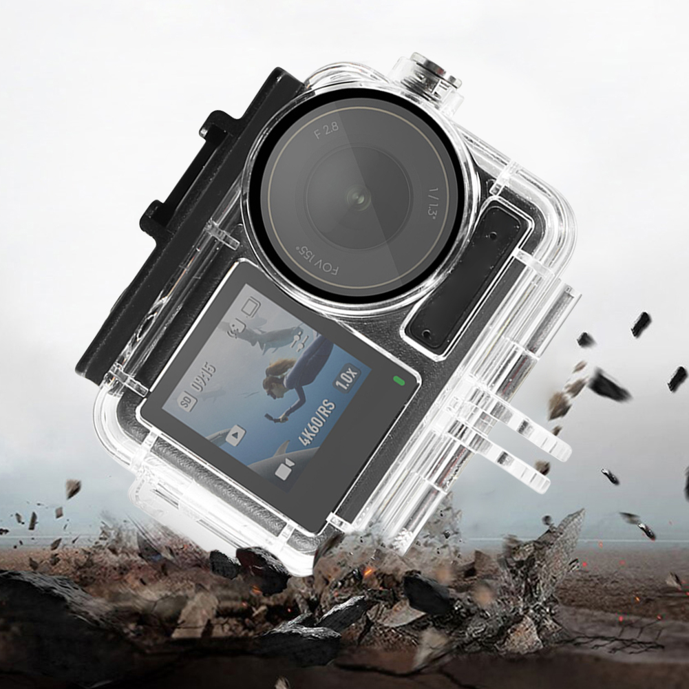 60M/196FT Waterproof Case For  - Action Camera Diving Case Underwater 60M ulasan dan harga