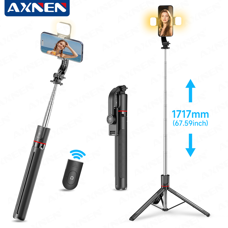 AXNEN F15 Extendable Selfie St - Action Camera Selfie Stick Invisible ulasan dan harga