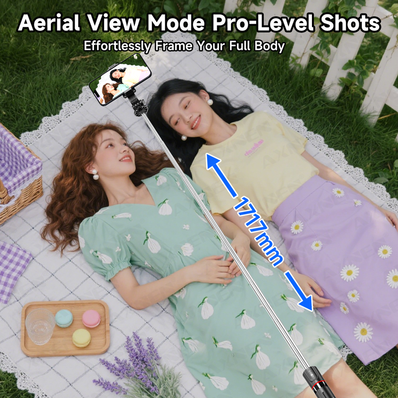AXNEN F15 Extendable Selfie St - Action Camera Selfie Stick Invisible ulasan dan harga