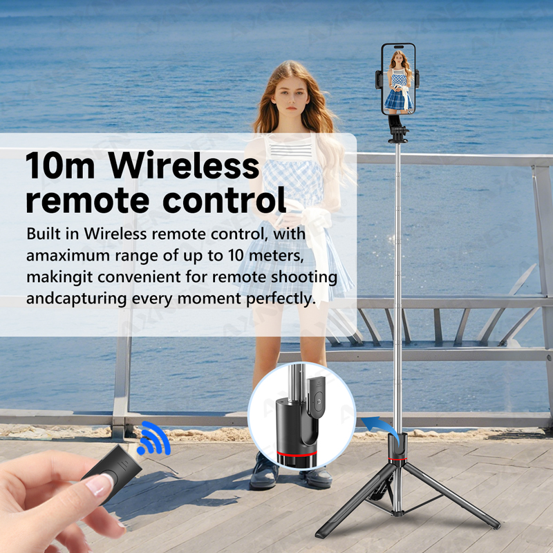 AXNEN F15 Extendable Selfie St - Action Camera Selfie Stick Invisible ulasan dan harga